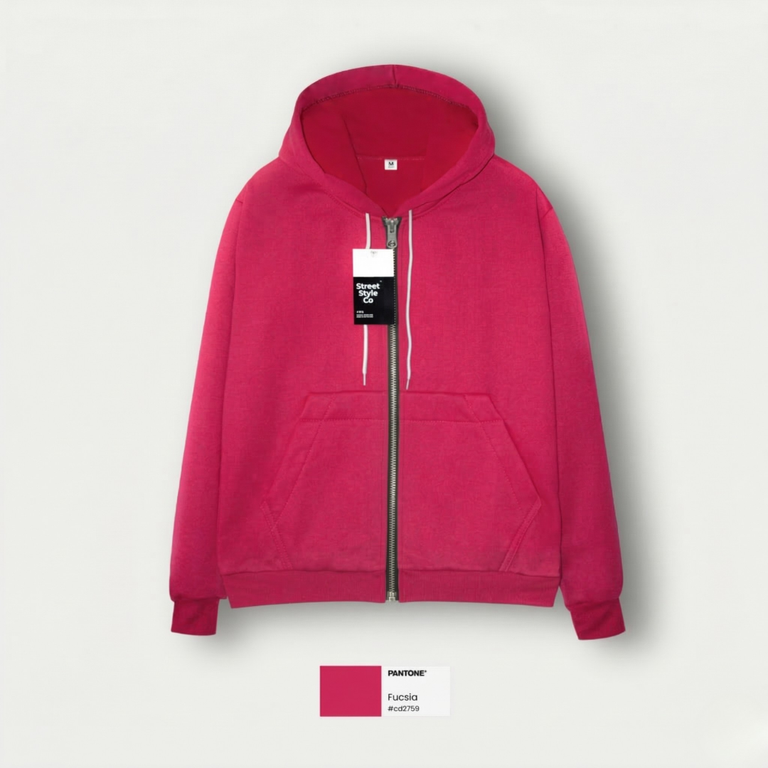 CHAQUETA HOODIE UNISEX - Monaco Cotton