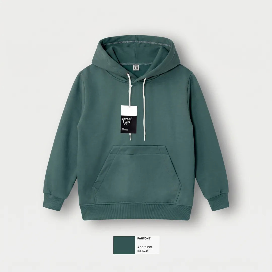 HOODIE NIÑO UNISEX - Monaco Cotton