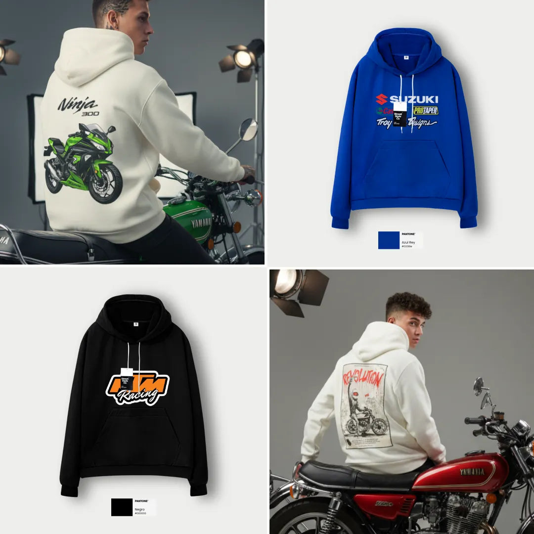 Hoodies para Moteros UNISEX